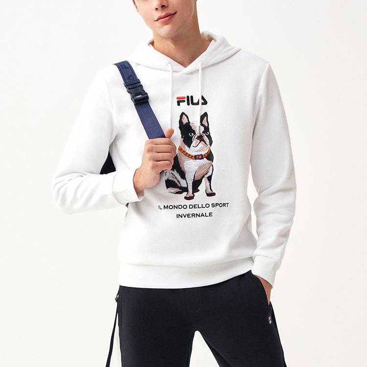 Men's FILA Alphabet Embroidered Sports White F51M048216A-WT
