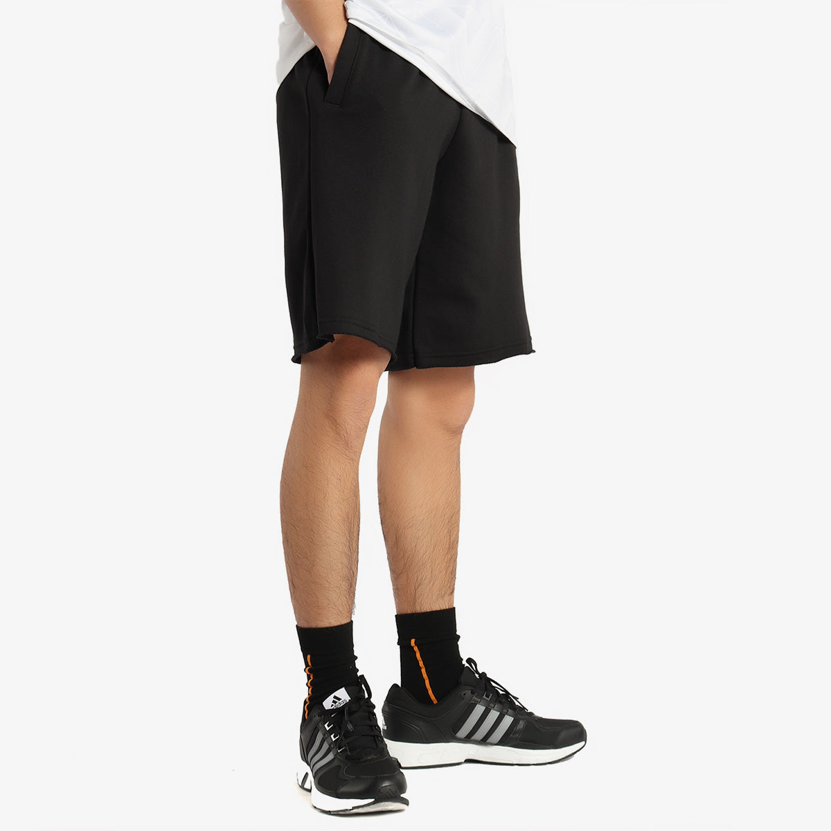 Men's adidas Sports Running Knit Black Shorts BK7461