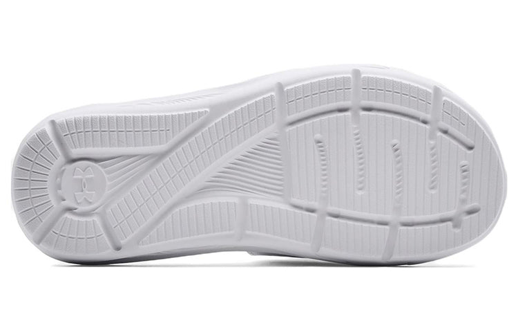 (WMNS) Under Armour Ignite 9 Slide 'White Black' 3022717-112