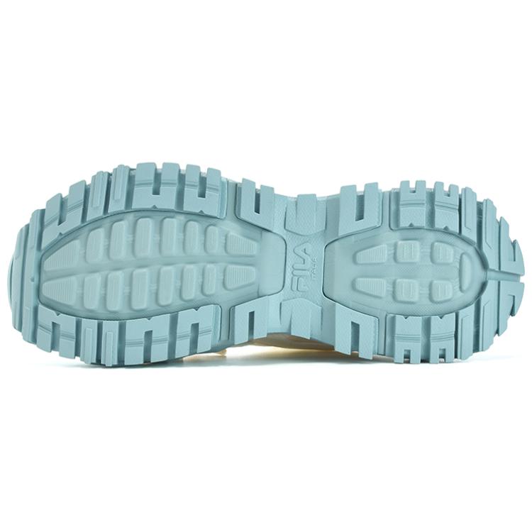 (WMNS) FILA FUSION Bianco Mule Slippers 'White Blue' T12W331302FGE
