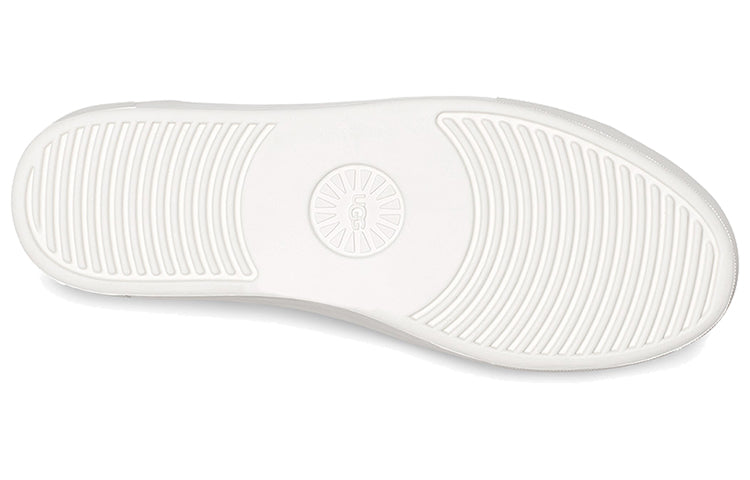 (WMNS) UGG Cakewalk Zilo snake pattern Skateboarding Shoes White 1109457-WEXT