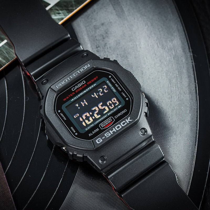 CASIO G-Shock Square 'Black' DW-5600HR-1&BGD-560-4