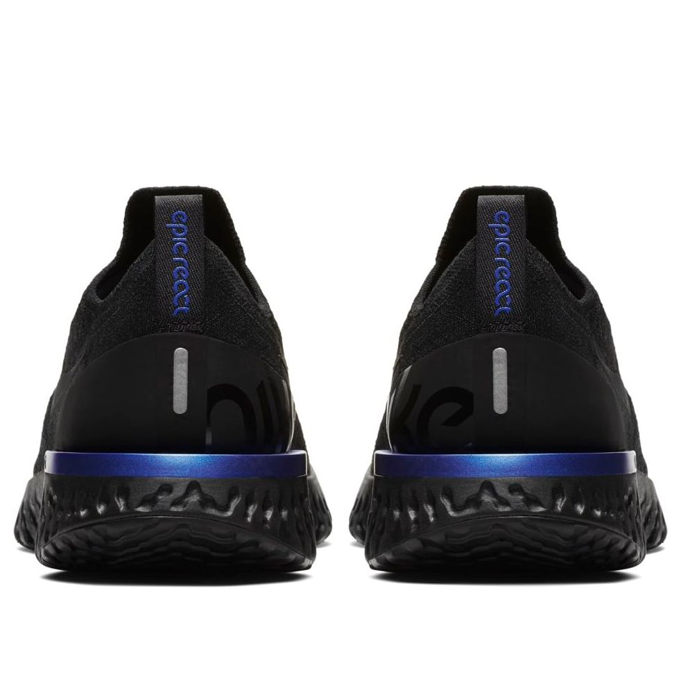 Nike Epic React Flyknit 'Black Racer Blue' AQ0067-004