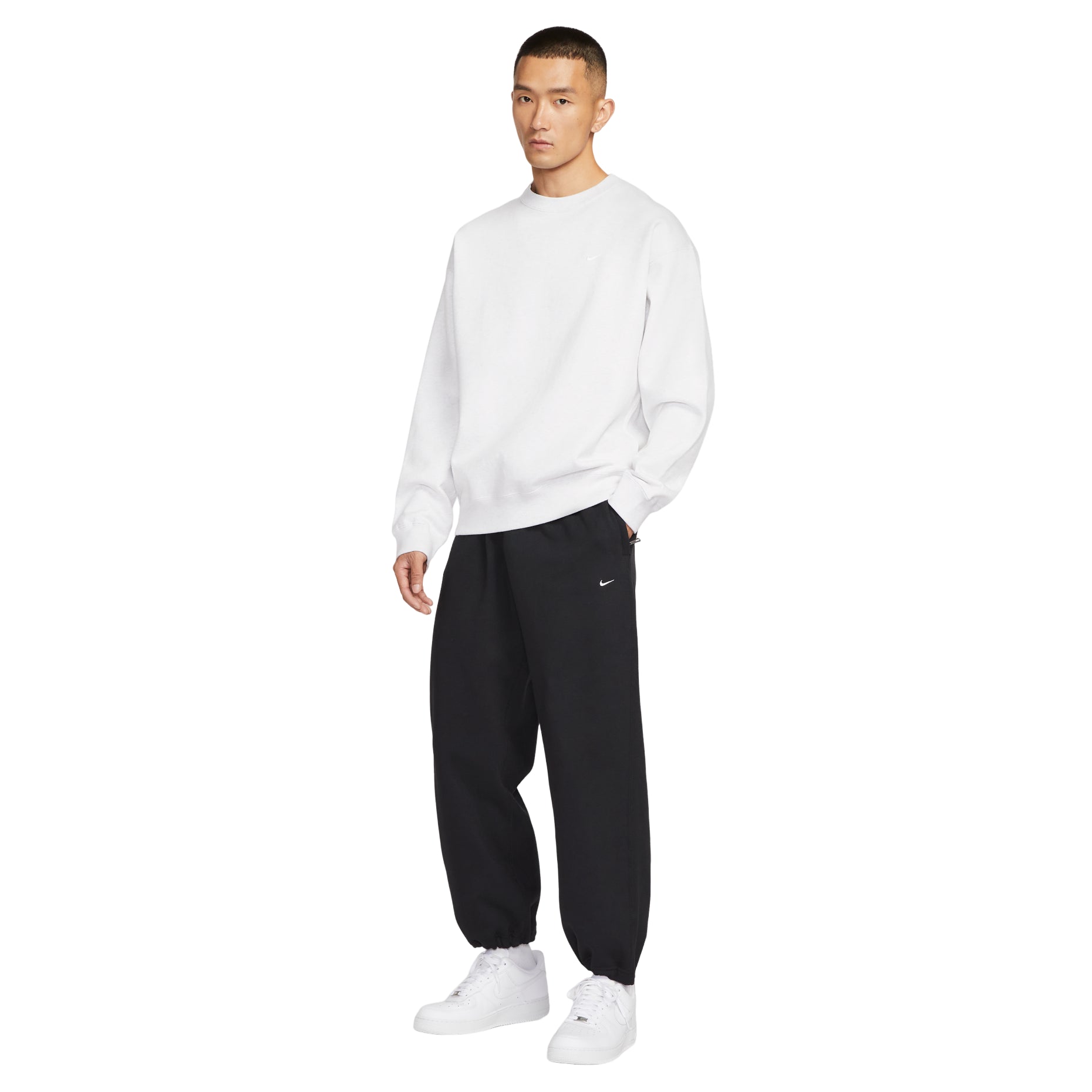 Nike Solo Swoosh Fleece Straight-Leg Trousers 'Black' HV1091-010