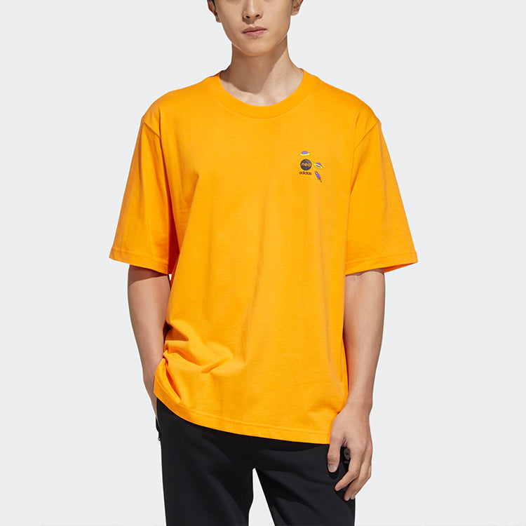adidas Neo Graphic T-Shirts 'Yellow' HC9749