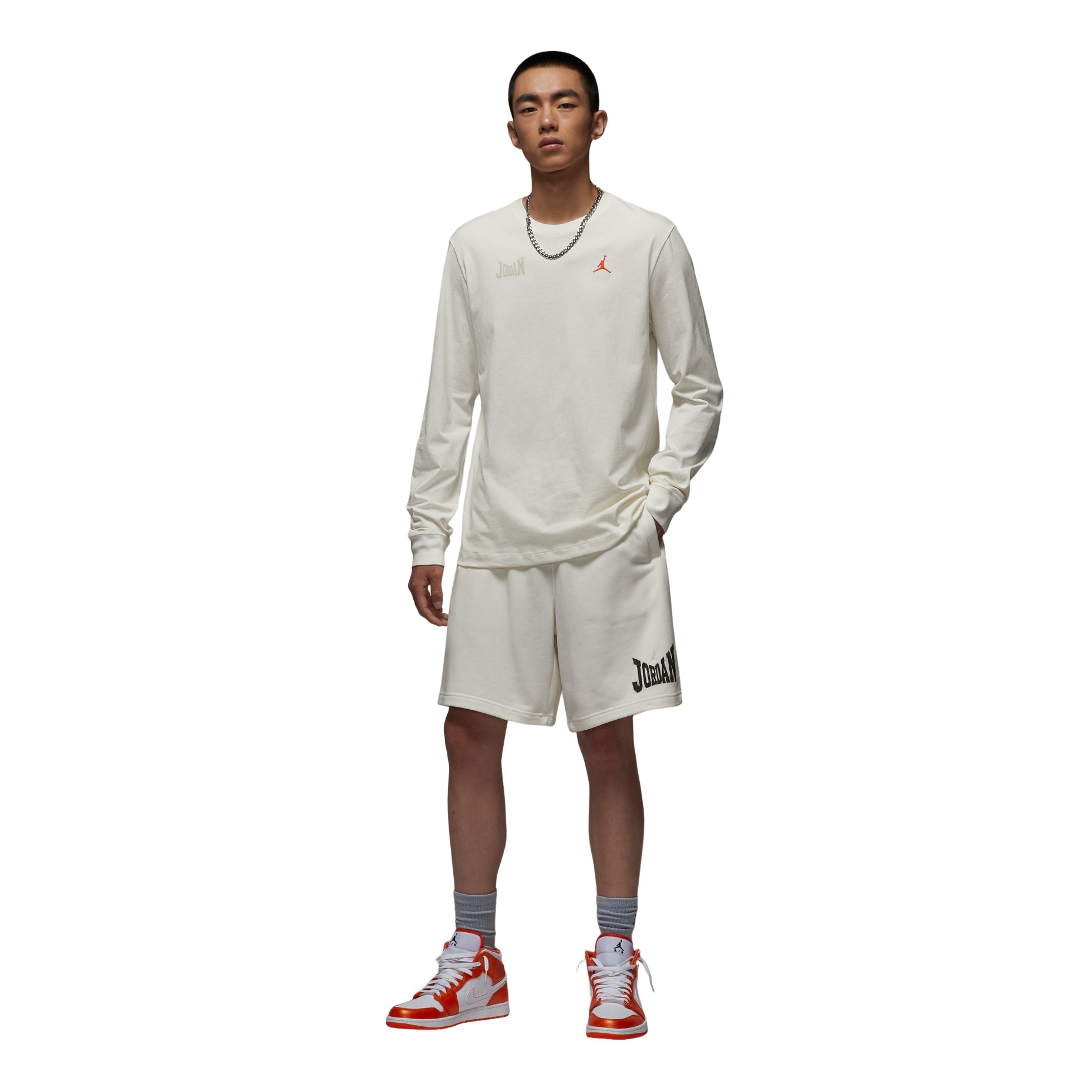 Air Jordan Long Sleeve Graphic T-Shirt 'Sail' IM3387-133