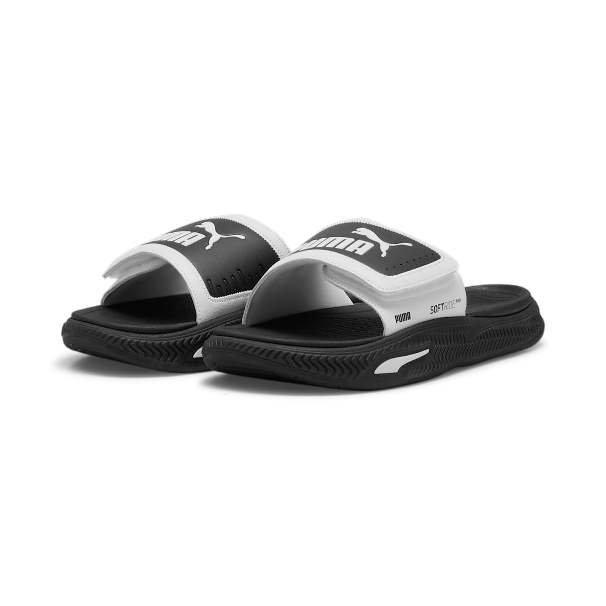 PUMA Softride Pro 24 V Slides 'White Black' 395431-02