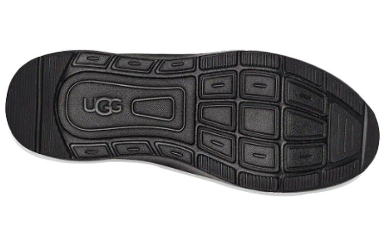 (WMNS) UGG La Daze Wear-resistant Cozy Sports Thick Sole Shoe White Black 1114494-BWHT