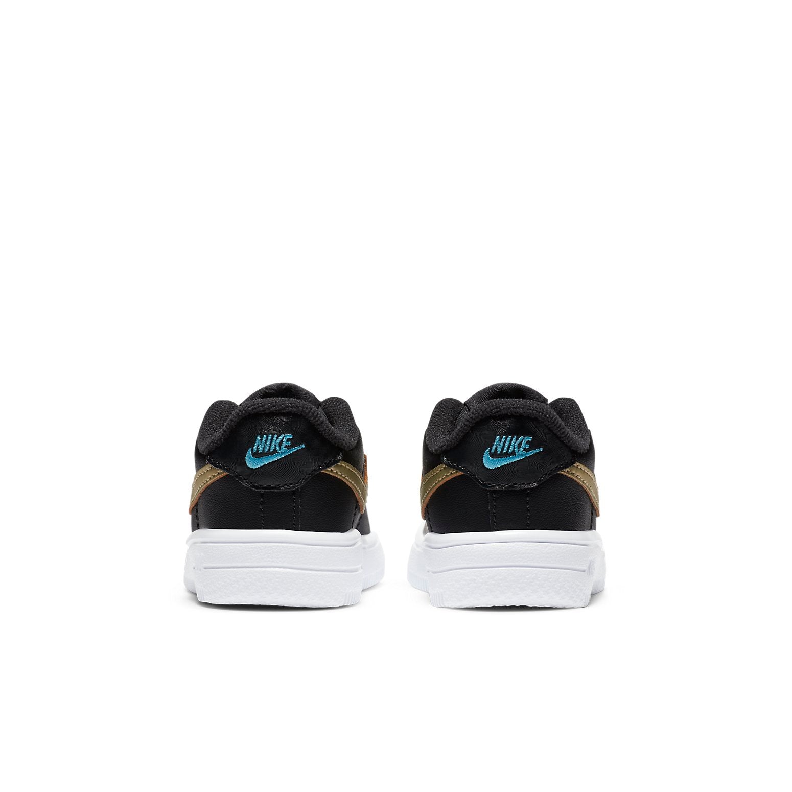 (TD) Nike Force 1 '18 'Black Metallic Gold Star' 905220-009