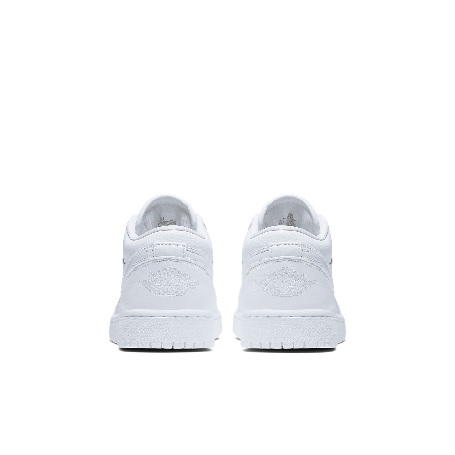(GS) Air Jordan 1 Low 'Triple White Logo' 553560-126