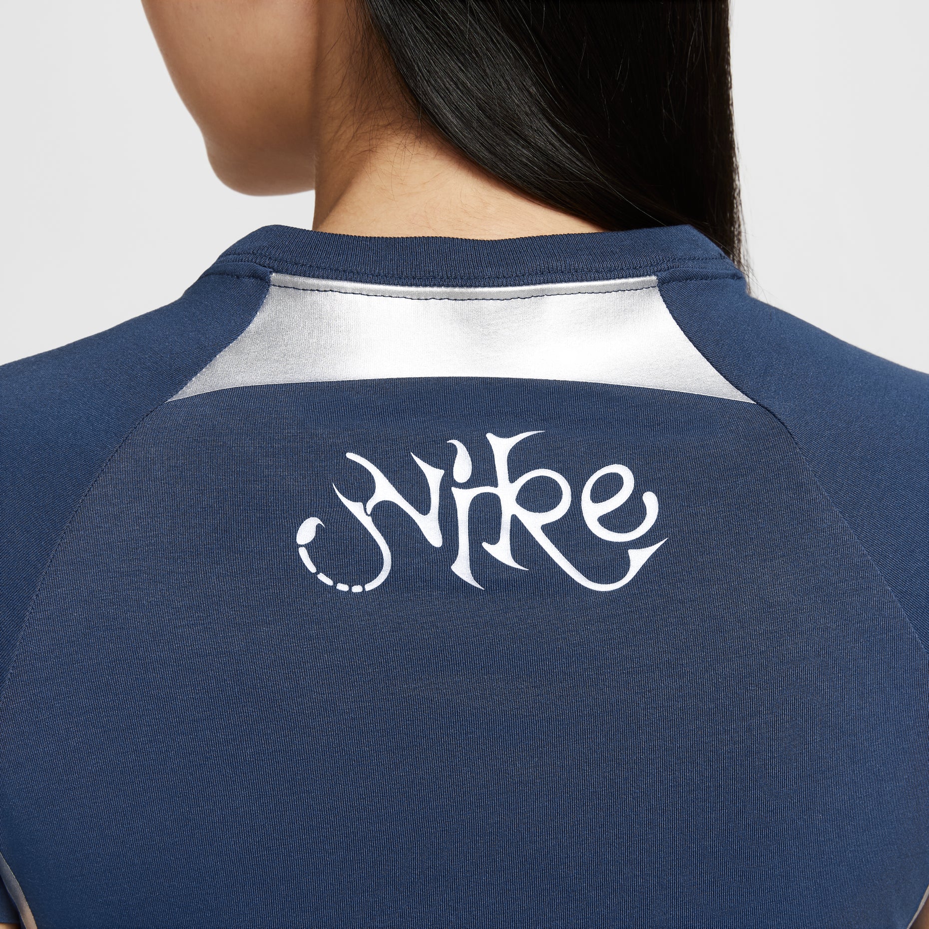 (WMNS) Nike Chill Knit Graphic T-shirt 'Midnight Blue' II1950-410