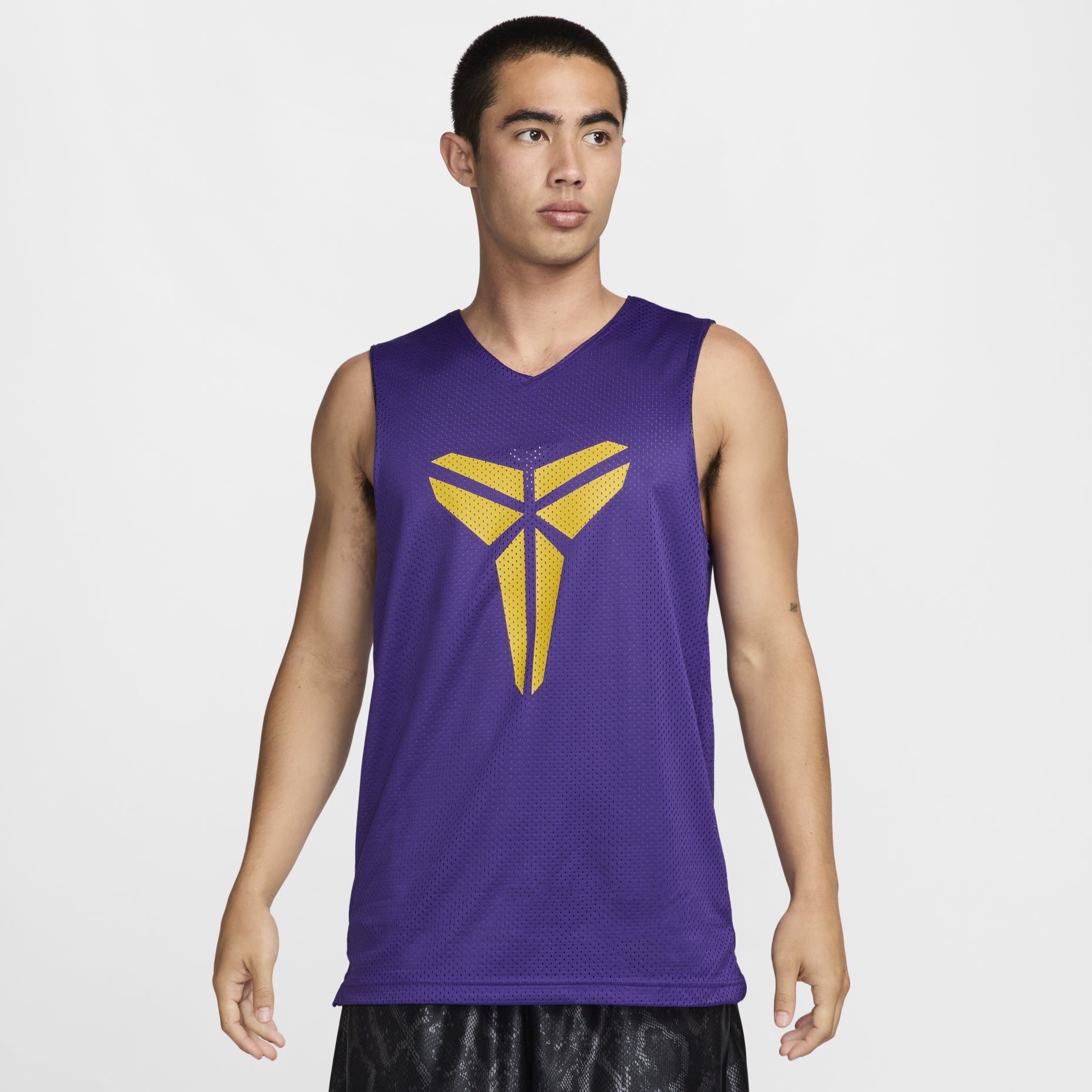 Nike Kobe Dri-FIT Standard Issue Reversible Basketball Jersey Asia Sizing 'Black Field Purple' FZ0935-010