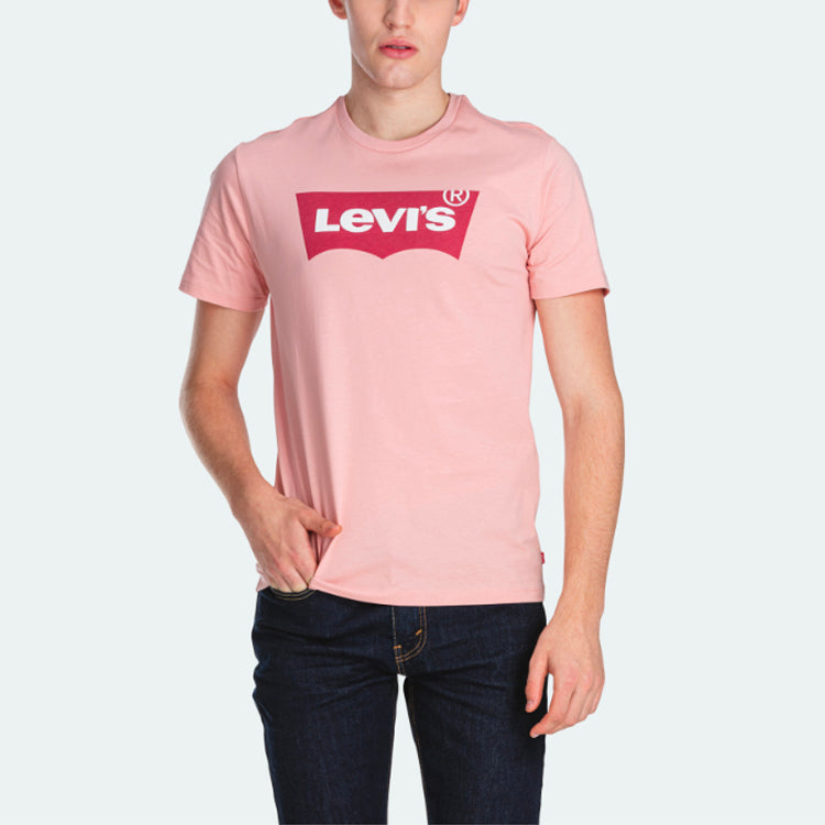 Men's Levis Chest Logo Short Sleeve Pink 22489-0259