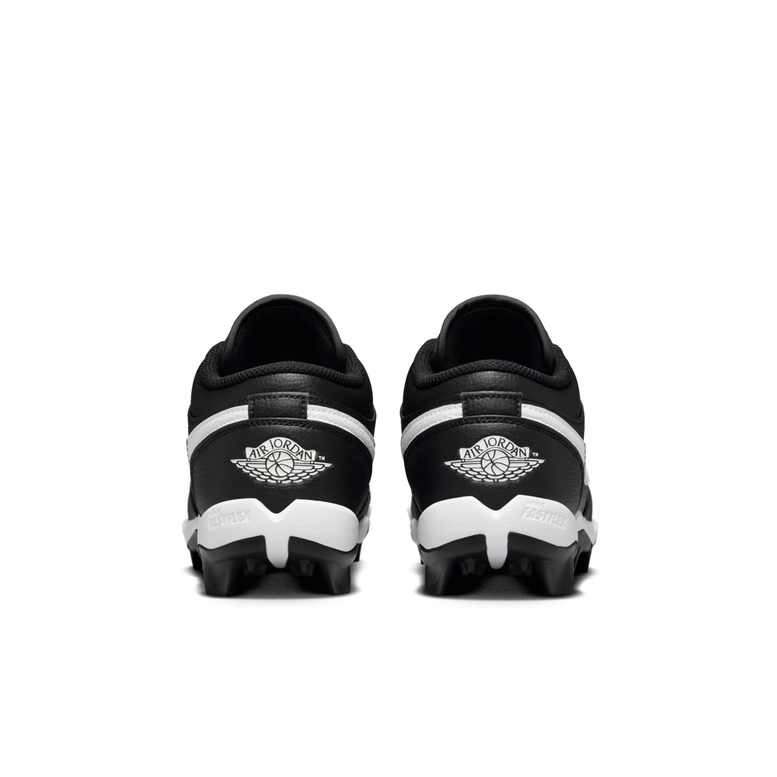(GS) Air Jordan 1 Low Cleat 'Black White' HF6885-001