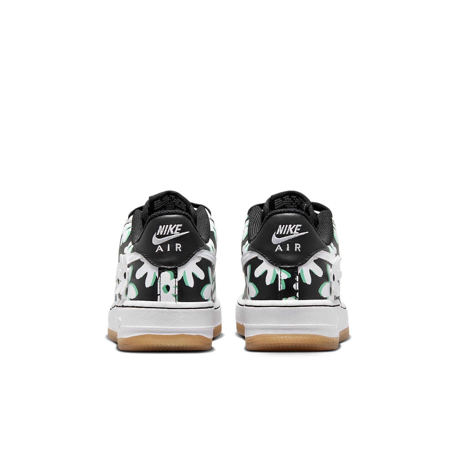 (GS) Nike Air Force 1 LV8 'Black White Flowers' DZ2663-001