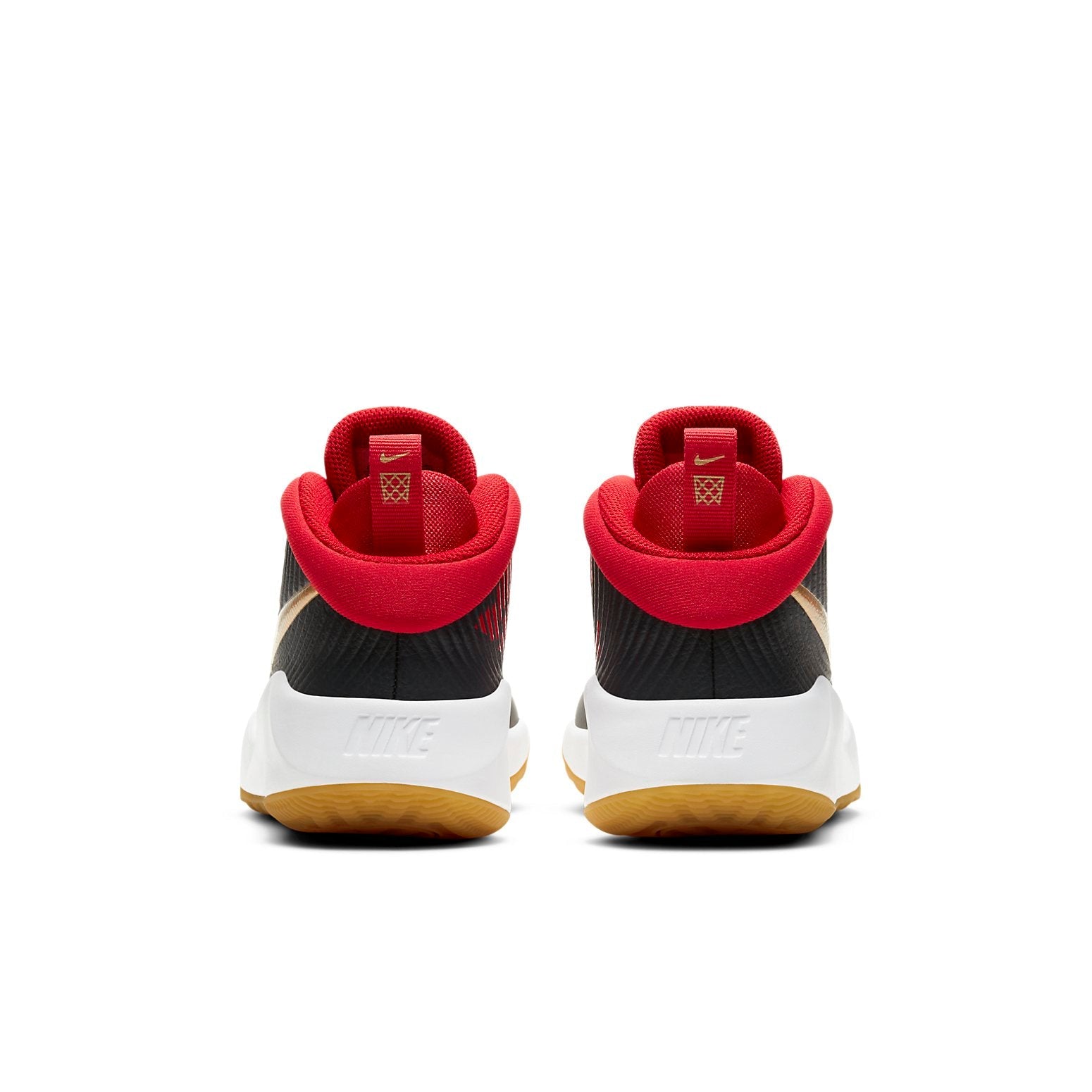 (GS) Nike Team Hustle D9 'Dark Smoke Grey Gold' AQ4224-011