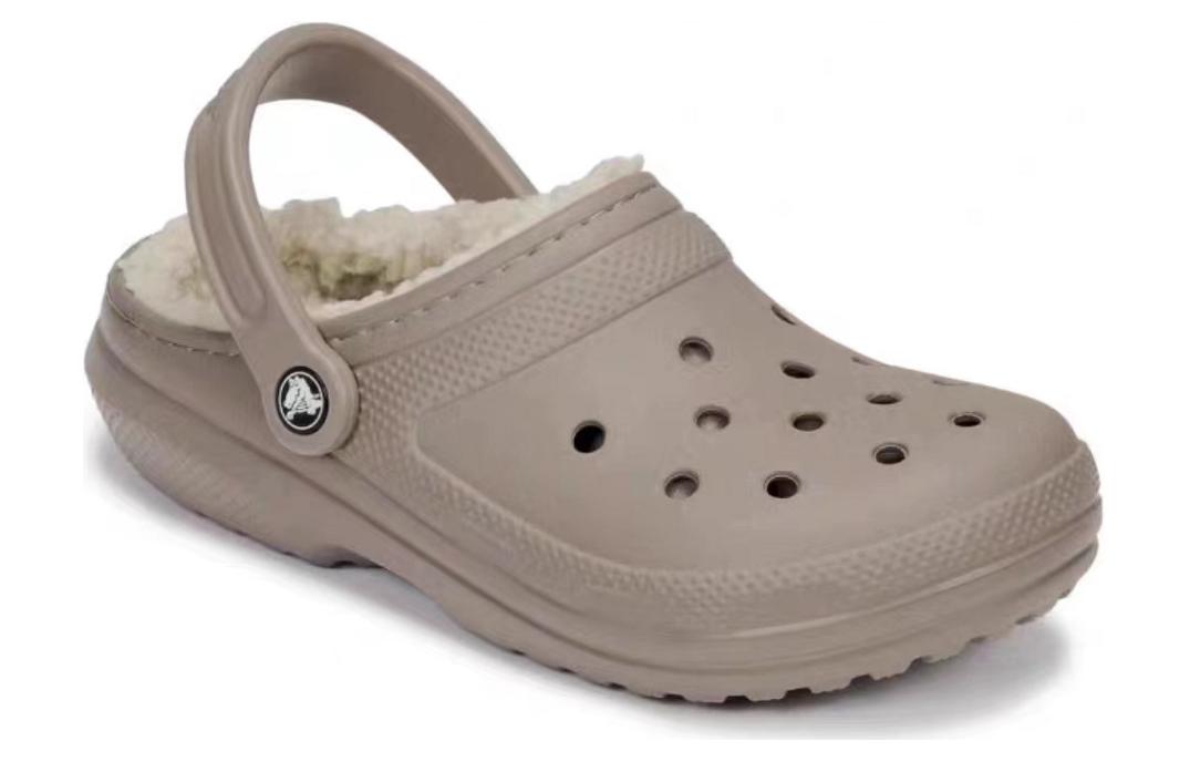 Crocs Classic Lined Clogs 'Mushroom Bone' 203591-2YB