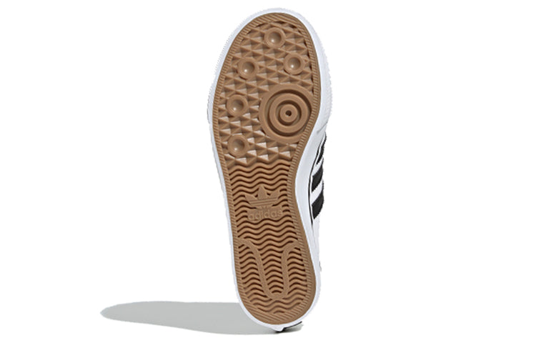 (GS) adidas Nizza J 'White Black' EF5140