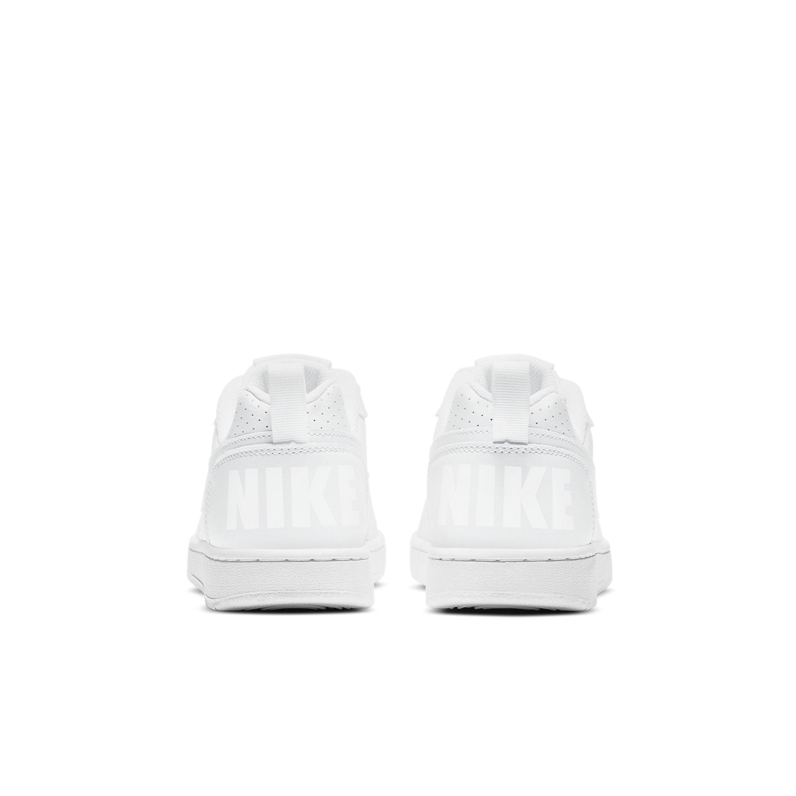 (GS) Nike Court Borough Low 'All White' AV3171-100