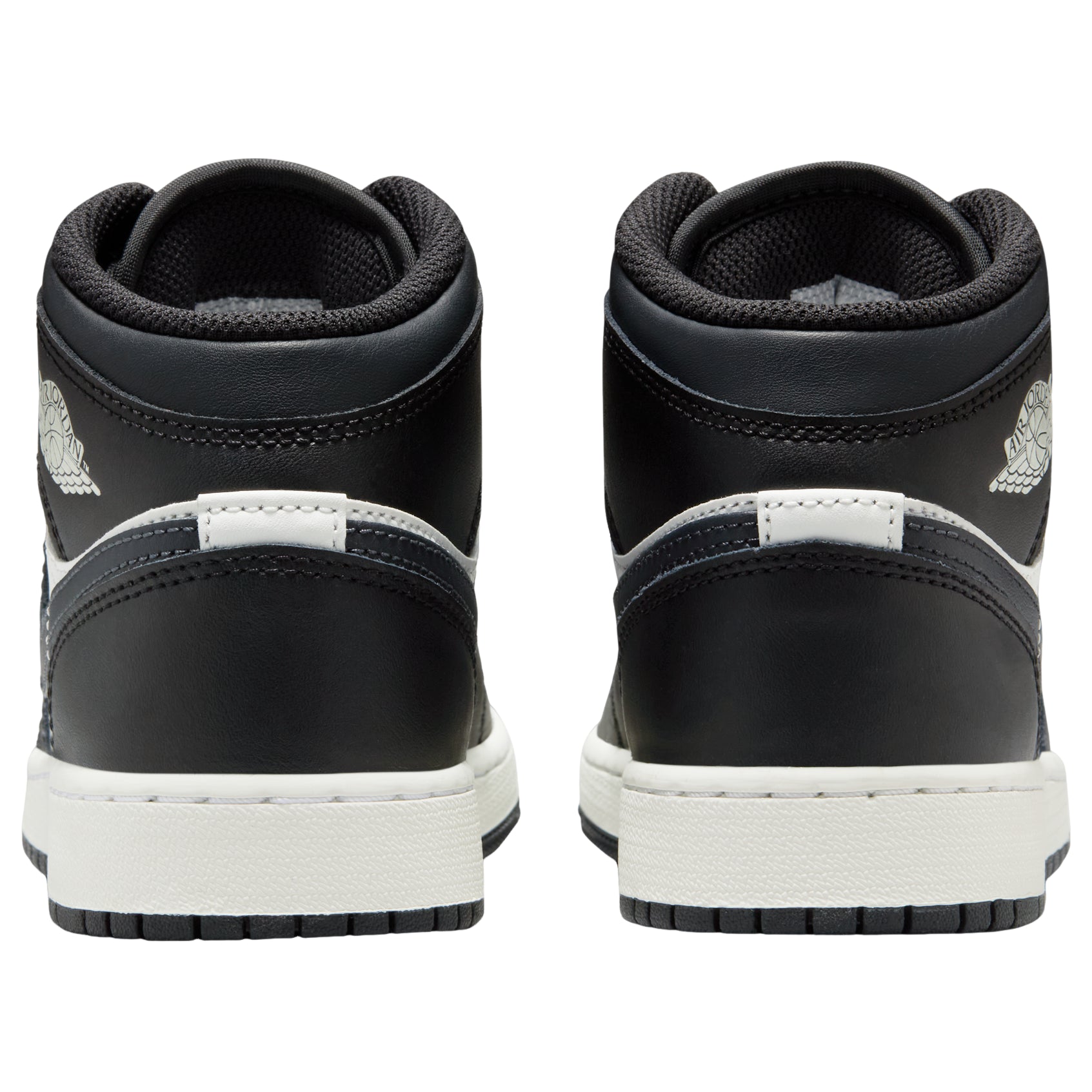 (GS) Air Jordan 1 Mid 'Black Summit White Off Noir' DQ8423-010