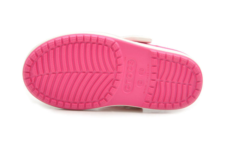 (PS) Crocs Small Crocs Outdoor Flat Heel Sports Pink Sandals 202282-6MI
