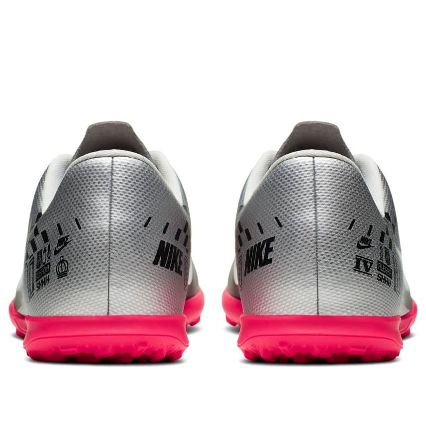 (GS) Nike JR Vapor 13 Club NJR TF Turf 'Black Silver' AT8175-006