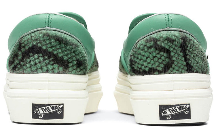 Vans Vault Slip-On Super ComfyCush LX Green snakeskin 'Green Black' VN0A4U3I26G