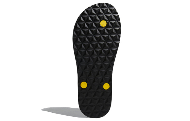 adidas Eezay Flip Flop Black Yellow Unisex Slippers 'Black Yellow' FX3990