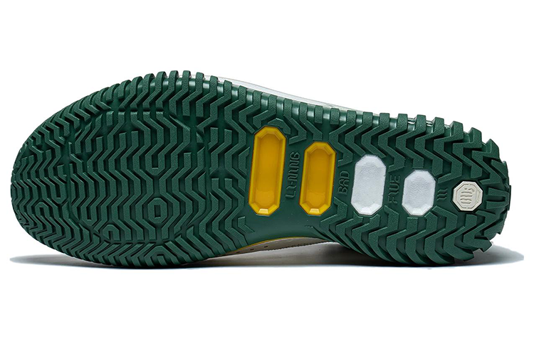Li-Ning Badfive 3 Low 'White Green Yellow' ABFT015-2
