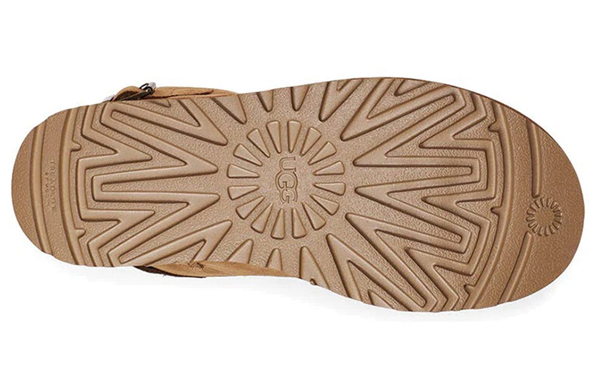 (WMNS) UGG Chantel Side Buckle Brown 1119151-CHE