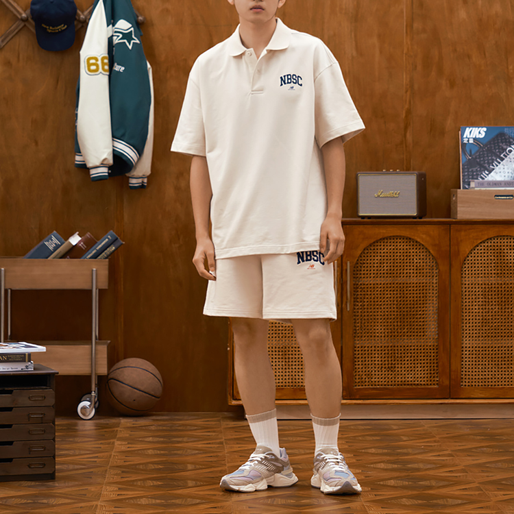 New Balance x NBSC Casual Shorts Asia Sizing 'Beige' 5VD25393-CRE