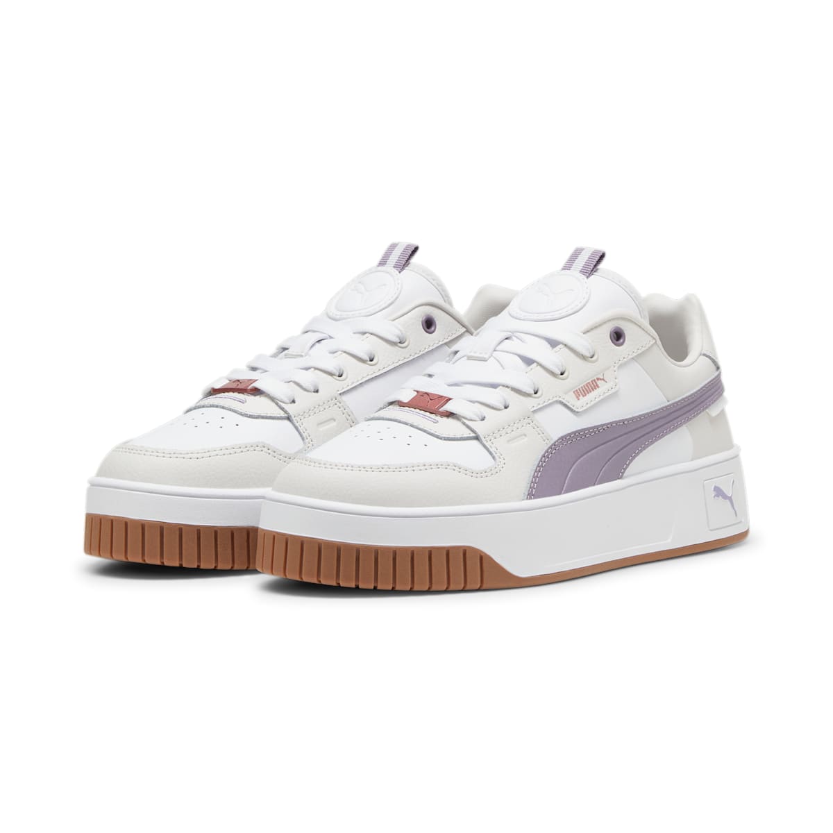 (WMNS) PUMA Carina Street Lux 'White Pale Plum Grey' 397487-06
