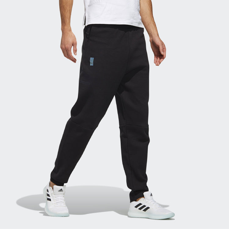 adidas Casual Logo Sports Pants Men's Black FM9335