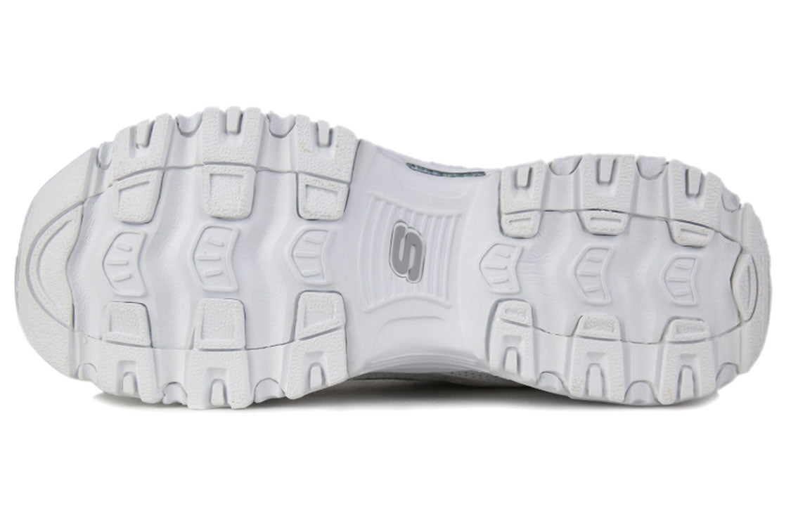 (WMNS) Skechers D Lites Casual Daddy Shoes White 66666248-WHT