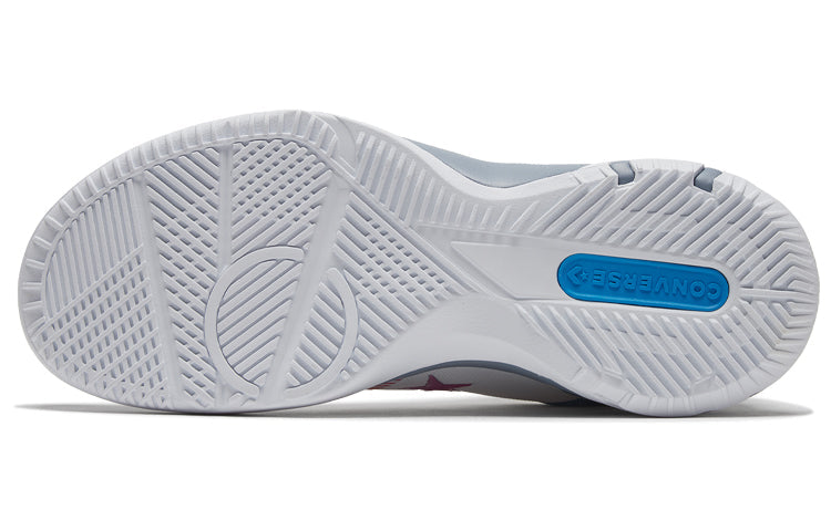 Converse G4 Basketball Shoes White Blue 168792C
