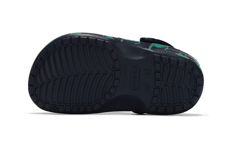 Kids Crocs Classic clog Sports sandals 'Green Black' 207017-4HQ