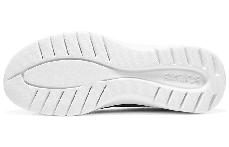 (WMNS) Skechers On-The-Go Flex-Serene Slip-Ins 'Black White' 136541-BKW