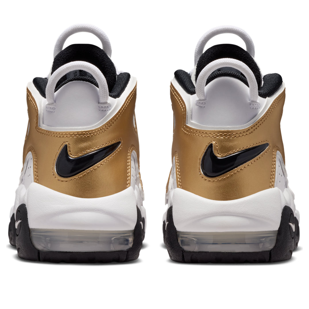 (GS) Nike Air More Uptempo 'White Metallic Gold Black' IO7601-171