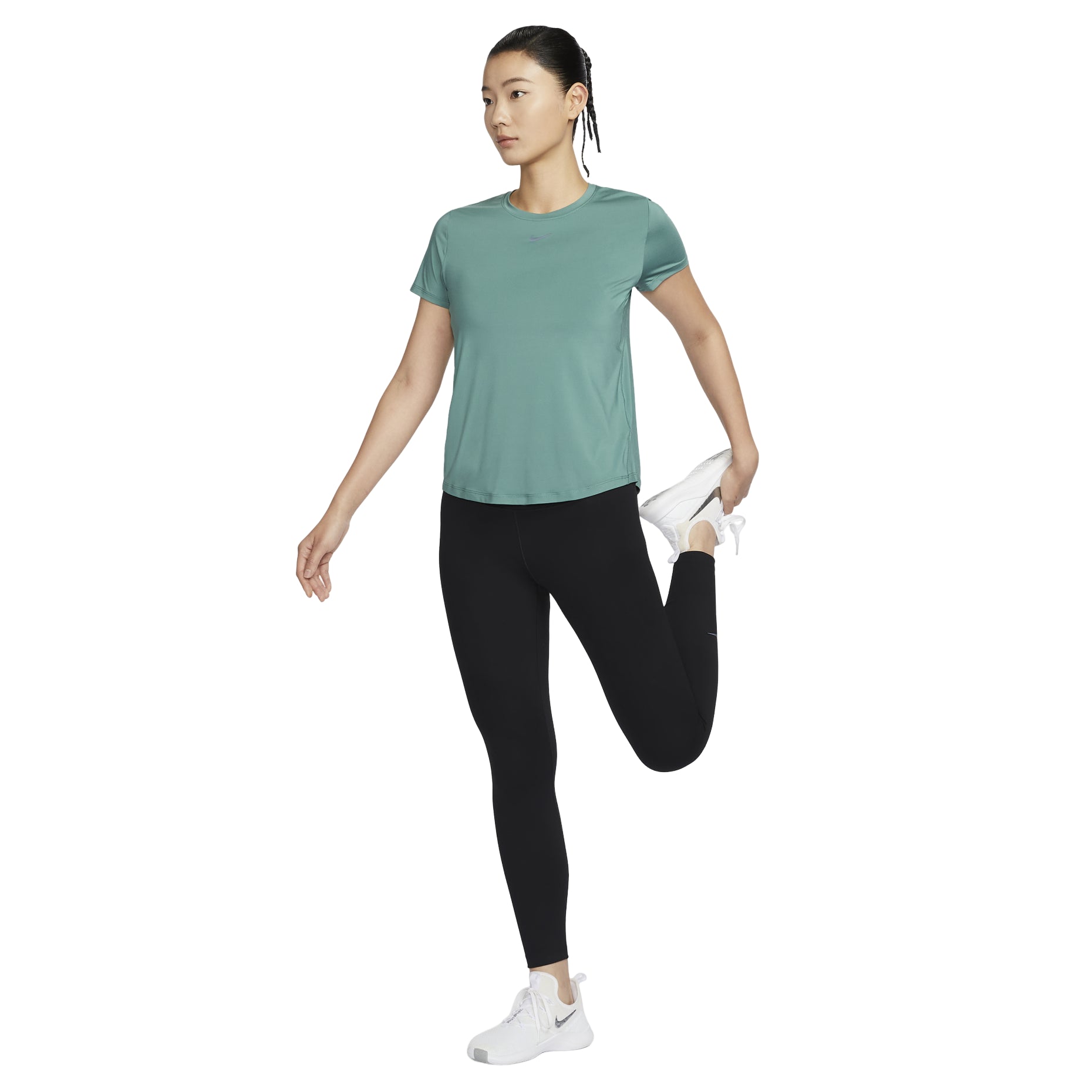 (WMNS) Nike One Classic Dri-FIT T-shirt Asia Sizing 'Green' FN2799-361