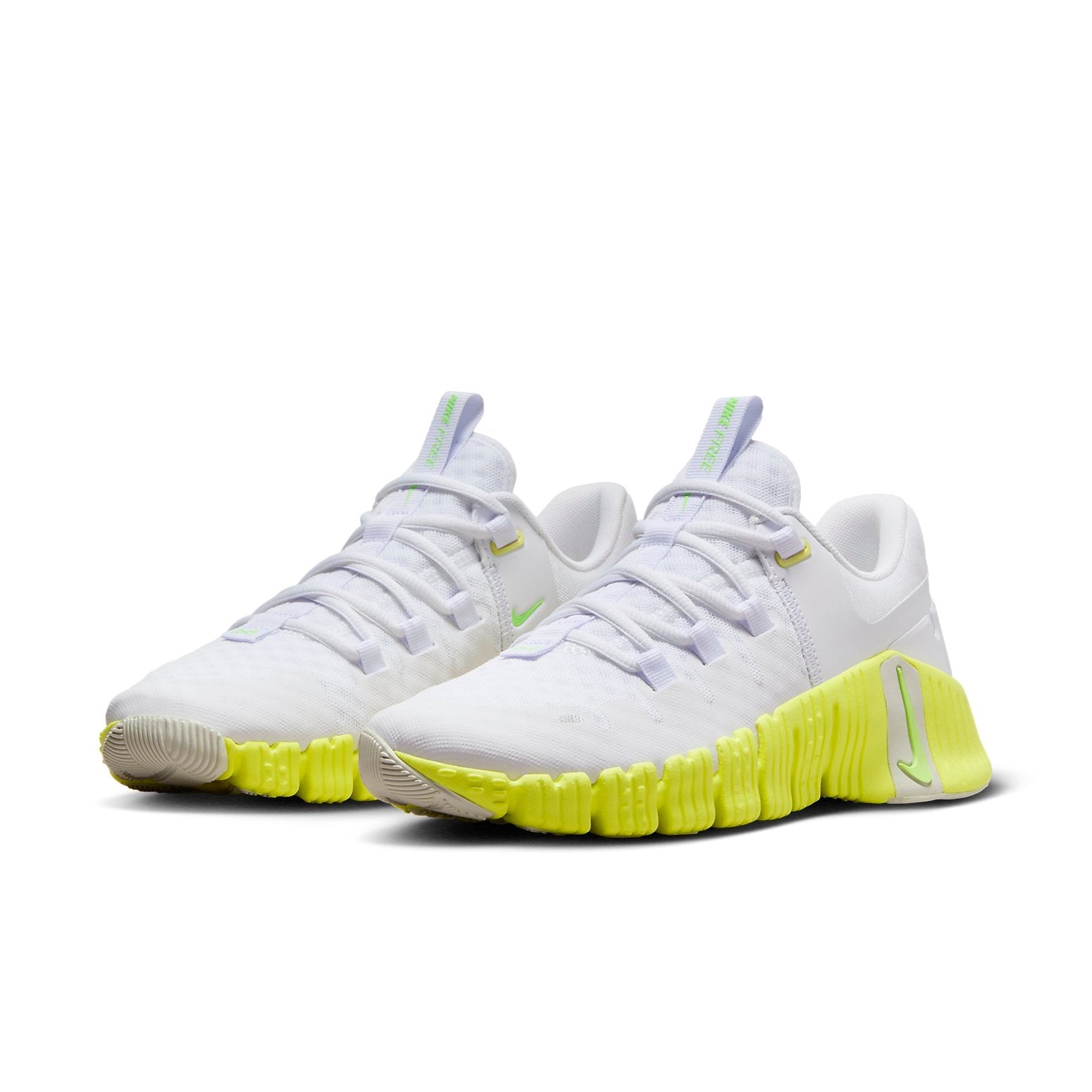 (WMNS) Nike Free Metcon 5 'White Luminous Green' DV3950-106
