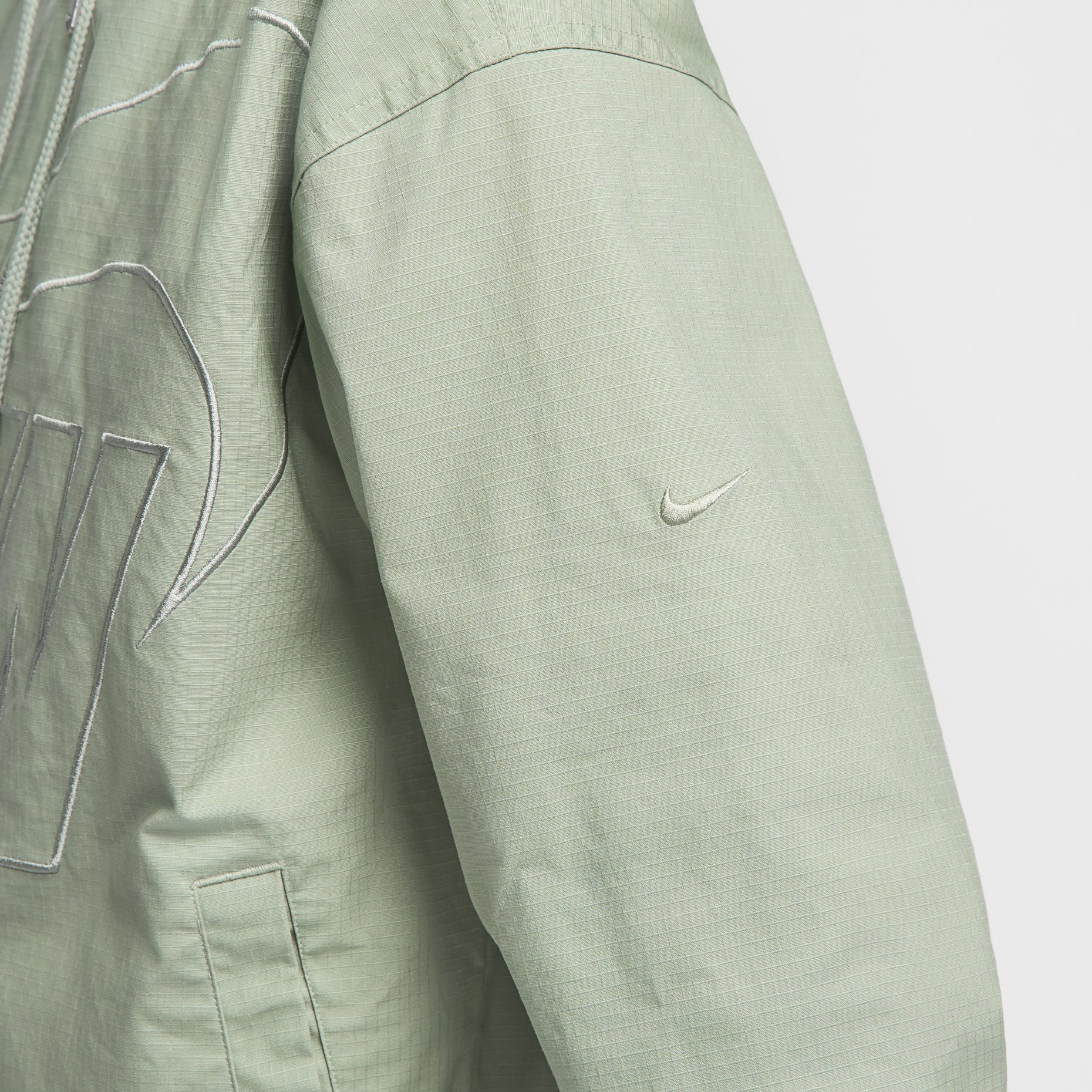 (WMNS) Nike Sportswear Oversize Logo Jacket 'Dance Jade Horizon' FV7775-370