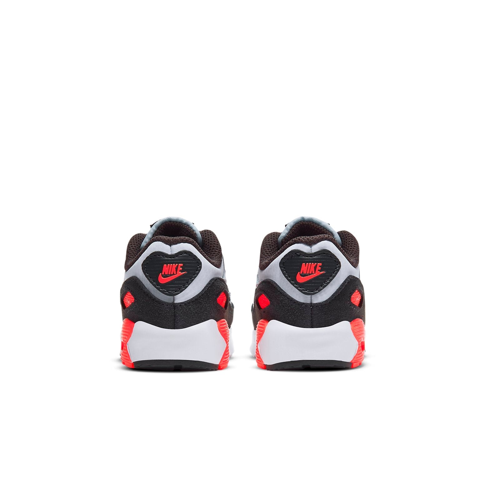 (TD) Nike Air Max 90 Running Shoes Grey/Red/Black CD6868-012