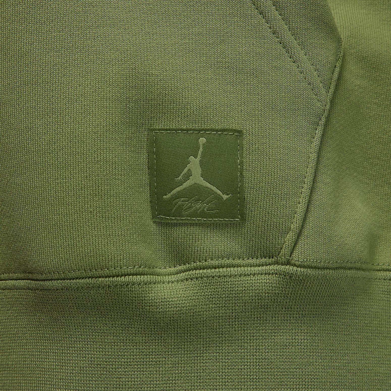 (WMNS) Air Jordan Flight Fleece Pullover Hoodie 'Sky J Light Olive' FB5111-340