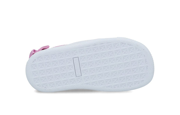 (TD) PUMA Basket Bow Patent Ac Inf Sneakers Pink 367623-02