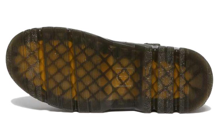 Dr. Martens Boury Leather Casual Boots 'Khaki Green' 27831384