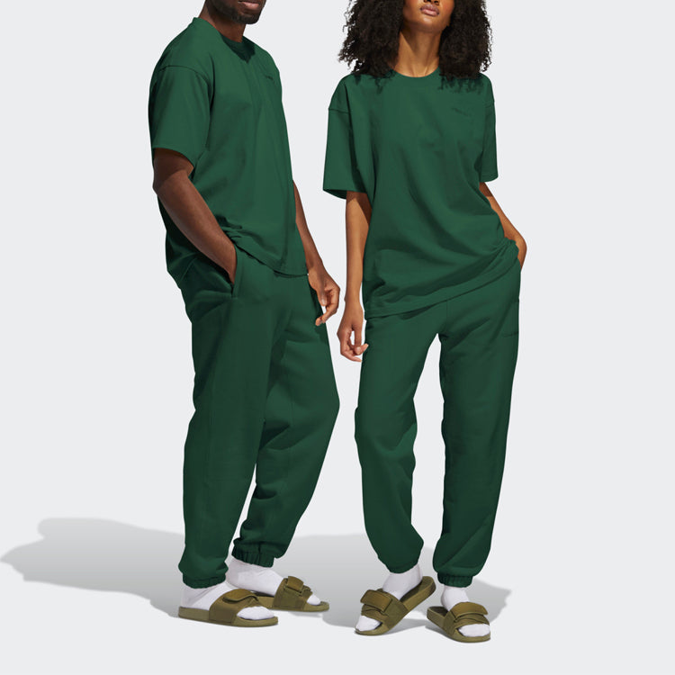 adidas originals x Crossover Loose Sports Pants Couple Style Green GM1962