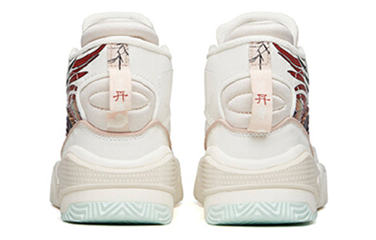 (WMNS) ANTA High Top Skateboarding Shoes 'White Red Blue' 122148088-7