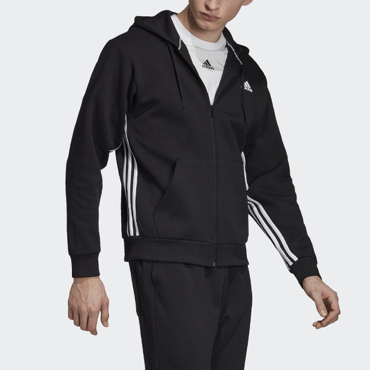 adidas Must Haves 3-Stripes Full Zip Hoodie DX7657