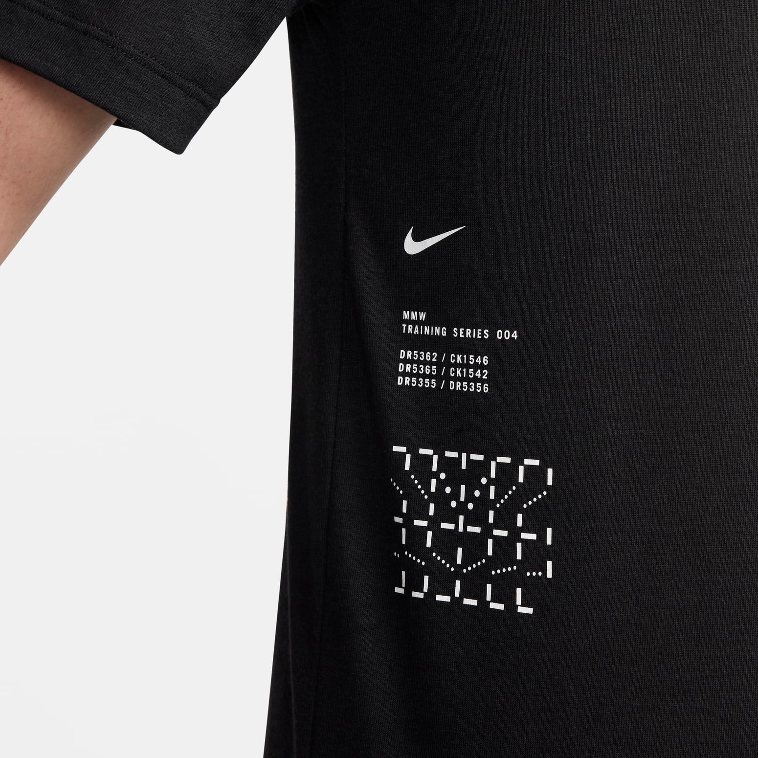 Nike x MMW T-Shirt 'Black' DR5355-010