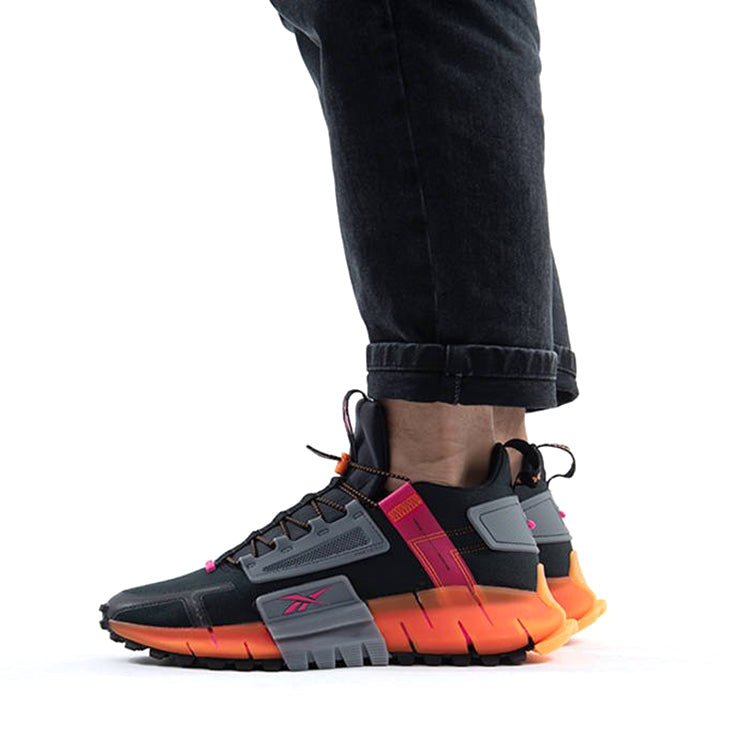 Reebok Zig Kinetica Edge 'Black High Vis Orange' FU8182